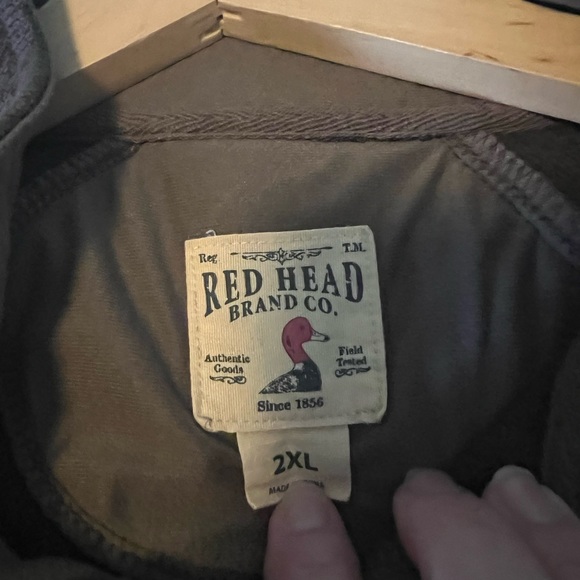 Redhead pullover 2X - Picture 3 of 4